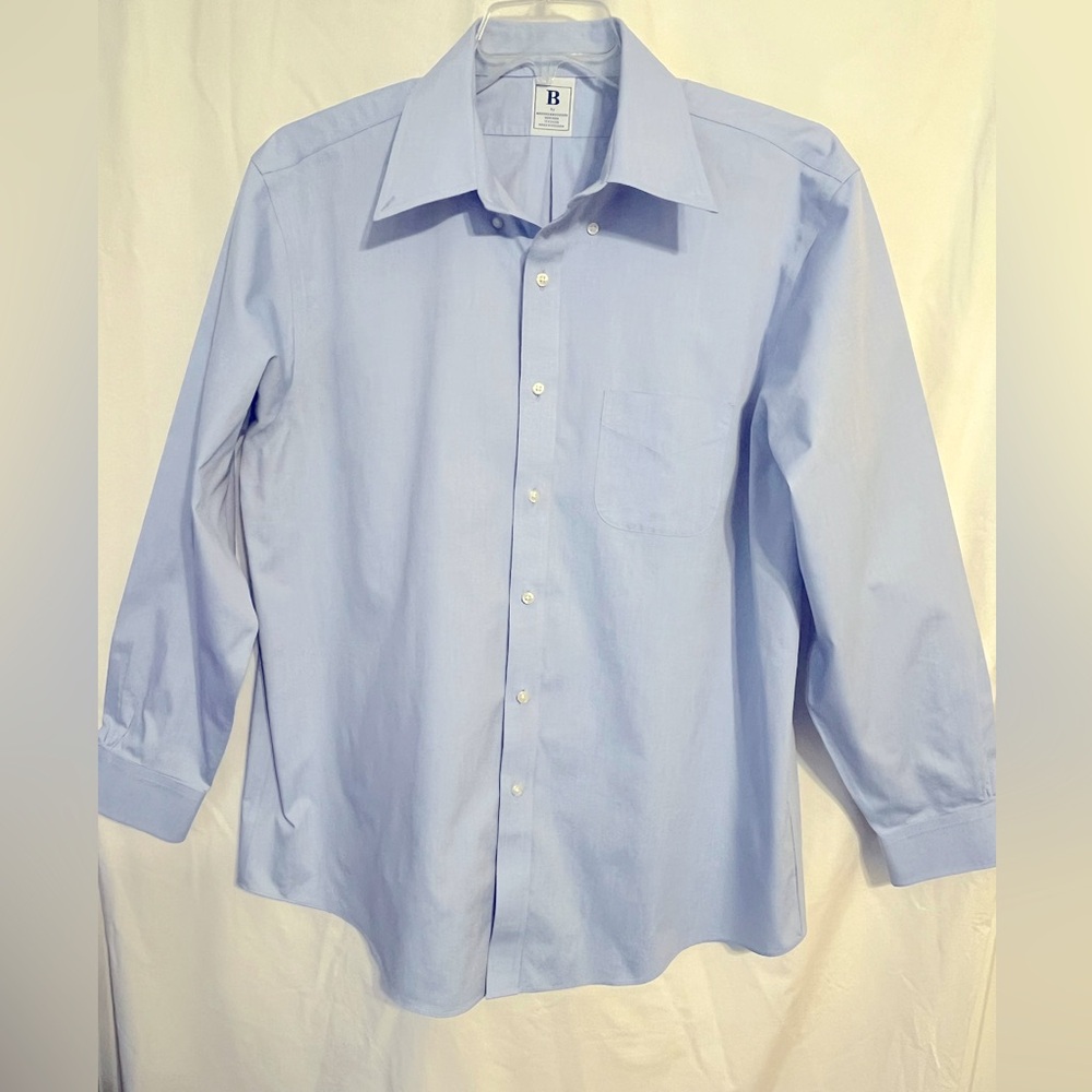 Classic Men's Light Blue Shirt 17.34/35